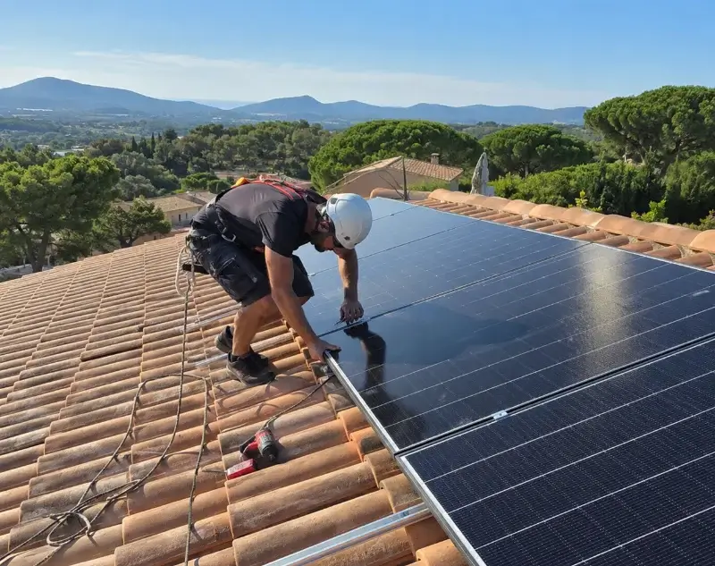 Installateur panneaux solaires Carcès — pose photovoltaïque sur toiture