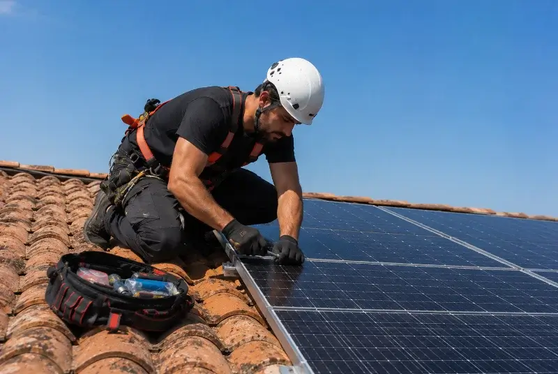 Maintenance et monitoring de panneaux solaires à Carcès