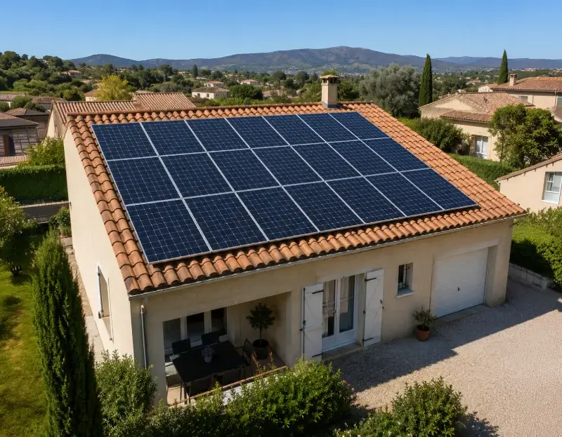 Prime à l'autoconsommation panneaux solaires Carcès — aide financière de l'État